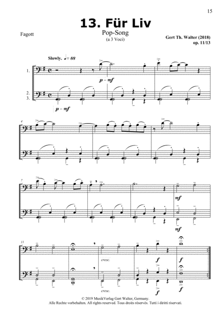 Free Sheet Music For Liv From Woodwind Pop Romanticists