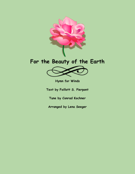 For The Beauty Of The Earth Woodwind Quintet Sheet Music