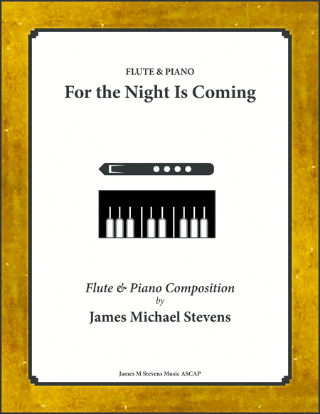 Free Sheet Music For The Night Is Coming Flute Piano