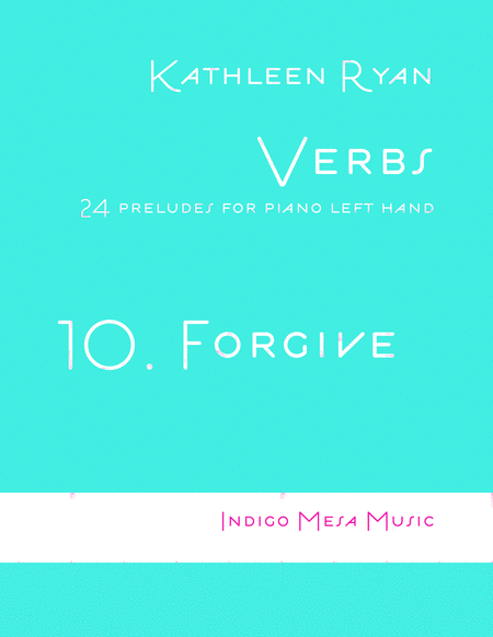 Free Sheet Music Forgive Verbs 10