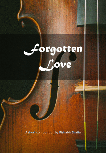 Free Sheet Music Forgotten Love