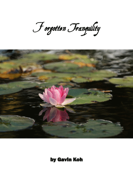 Free Sheet Music Forgotten Tranquility