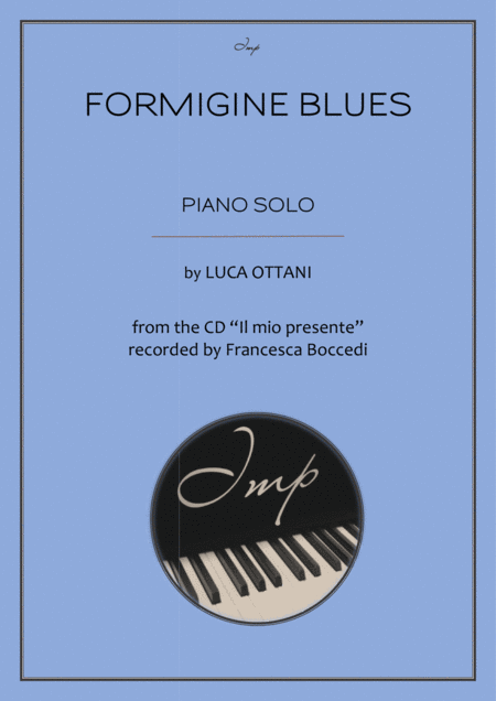 Free Sheet Music Formigine Blues Luca Ottani