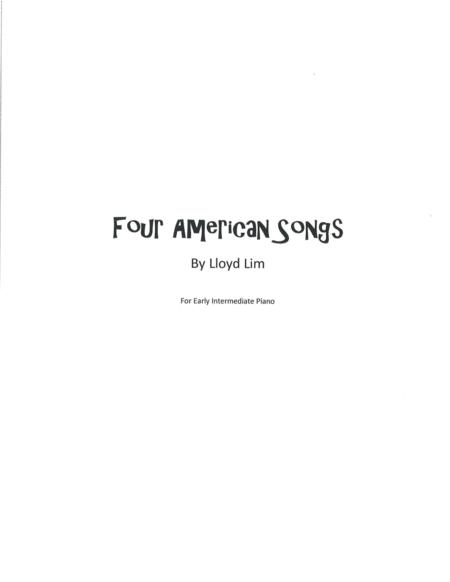 Free Sheet Music Four American Songs