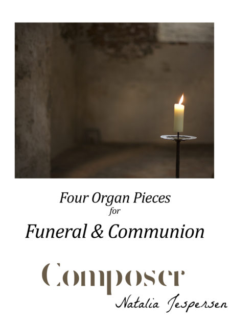 Free Sheet Music Four Organ Pieces For Funeral And Communion