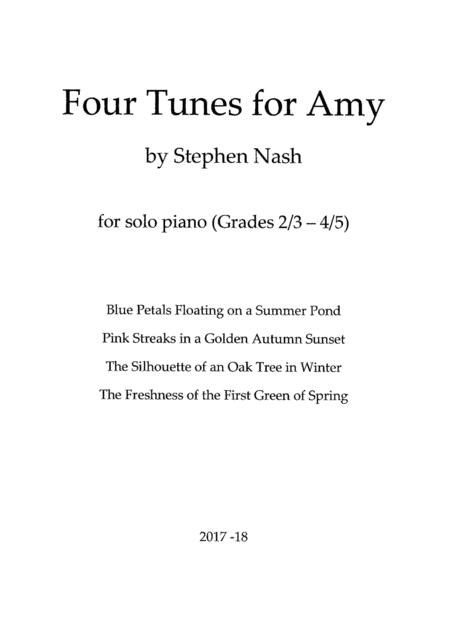 Four Tunes For Amy Sheet Music