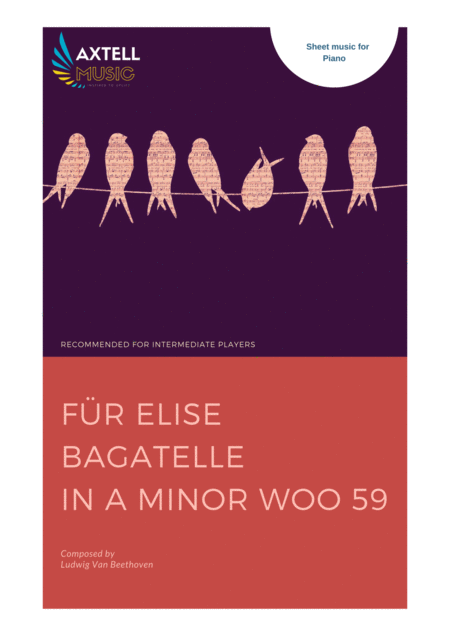 Fr Elise Bagatelle In A Minor Woo 59 Sheet Music