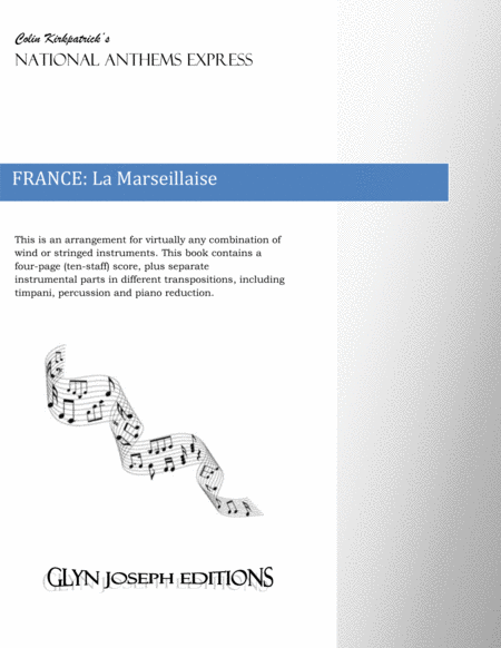 France National Anthem La Marseillaise Sheet Music