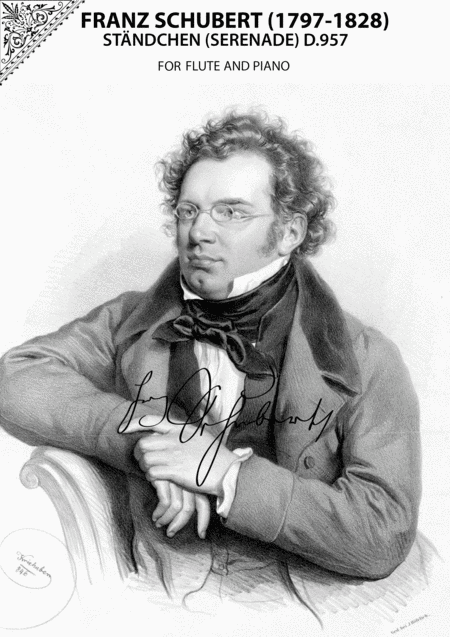 Franz Schubert Stndchen Serenade D 957 For Flute And Piano Sheet Music