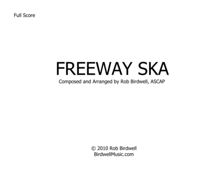 Free Sheet Music Freeway Ska