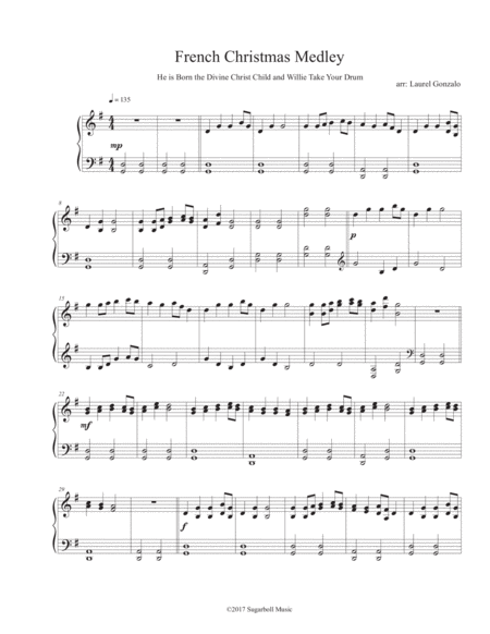 French Christmas Medley Sheet Music