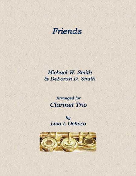 Free Sheet Music Friends For Clarinet Trio