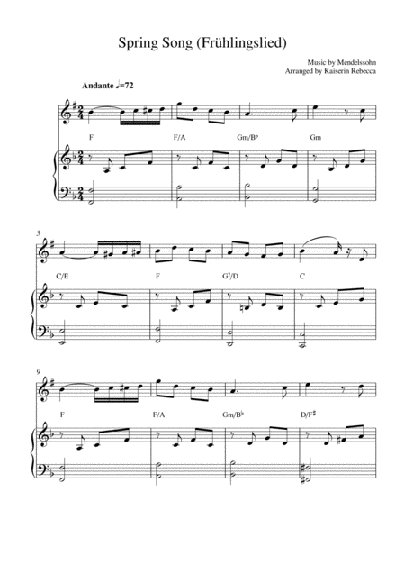 From Now On Oboe Solo Sheet Music