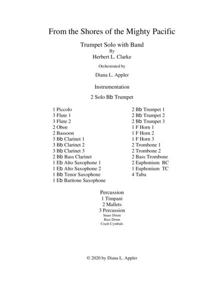 Free Sheet Music From The Shores Of The Mighty Pacific Trumpet Solo With Band