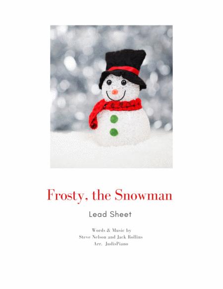 Frosty The Snowman Lead Sheet Sheet Music