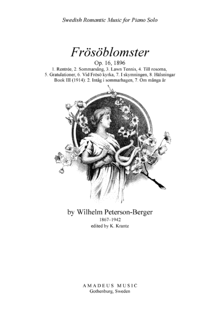 Frsblomster Op 16 Book 1 Complete For Piano Solo Sheet Music