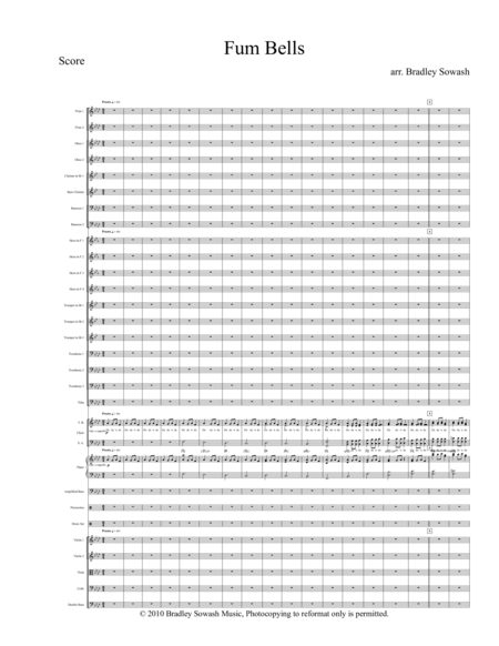 Free Sheet Music Fum Bells Score Orchestra Choir