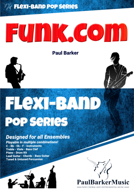 Free Sheet Music Funk Com Flexi Band Score Parts