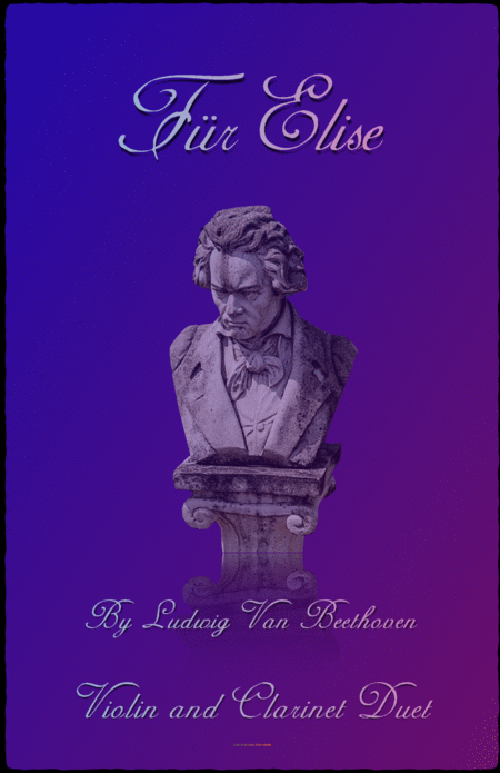 Fur Elise Duet For Violin And Clarinet Sheet Music