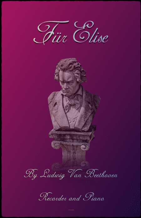 Free Sheet Music Fur Elise For Descant Or Soprano Recorder And Piano