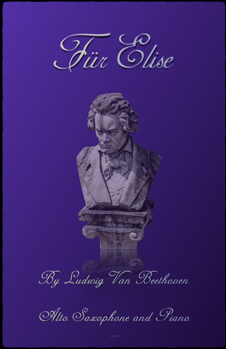 Free Sheet Music Fur Elise For Solo Alto Saxophone And Piano