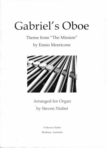 Free Sheet Music Gabriels Oboe Arranged For Organ