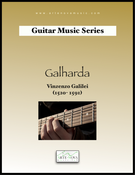 Free Sheet Music Galharda Guitar
