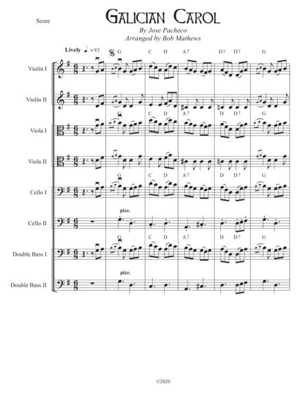 Galician Carol Sheet Music