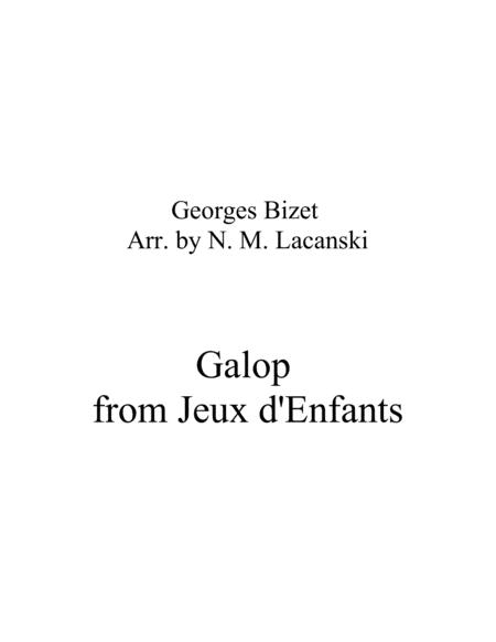 Galop From Jeux D Enfants Sheet Music