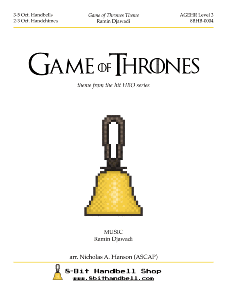 Game Of Thrones 3 5 Octaves Sheet Music