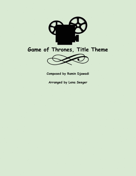 Free Sheet Music Game Of Thrones String Trio