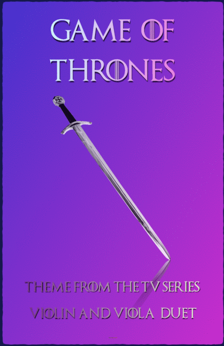 Game Of Thrones Theme Duet For Violin And Viola Sheet Music