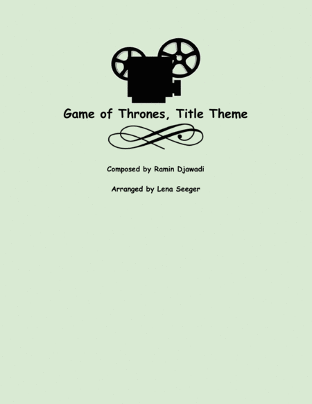 Free Sheet Music Game Of Thrones Violin Quartet