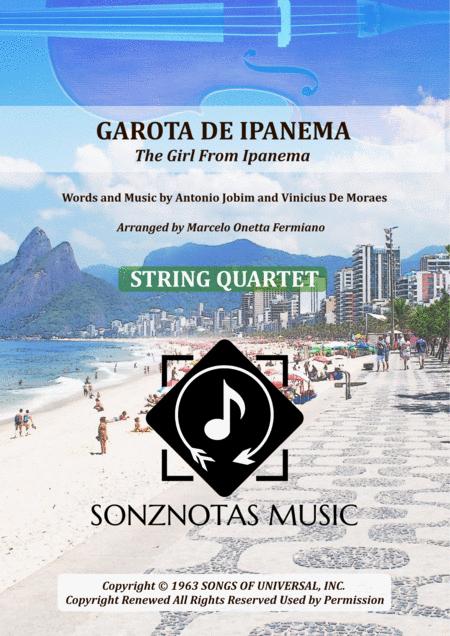 Garota De Ipanema The Girl From Ipanema Sheet Music For String Quartet Score And Parts Sheet Music