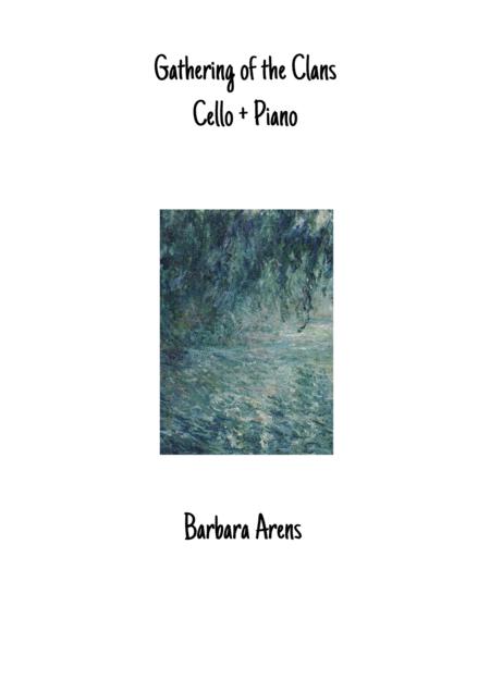 Free Sheet Music Gathering Of The Clans For Cello Piano