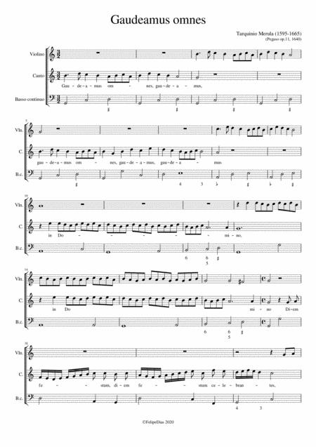 Gaudeamus Omnes Sheet Music