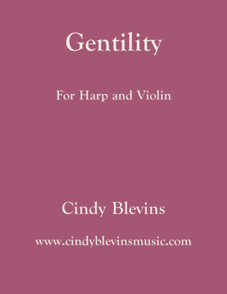 Gentility 24 Original Pieces For Harp And Violin Sheet Music