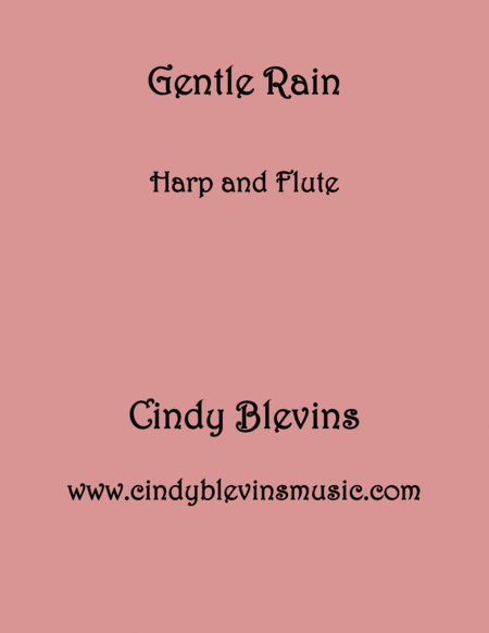 Gentle Rain For Harp And Flute From My Book Gentility For Harp And Flute Sheet Music