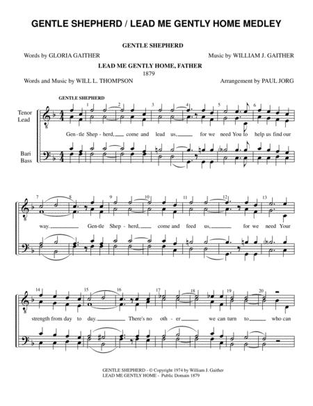 Gentle Shepherd Lead Me Gently Home Medley Sheet Music