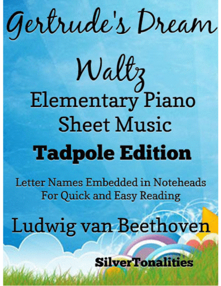 Gertrudes Dream Waltz Elementary Piano Sheet Music Tadpole Edition Pdf Sheet Music