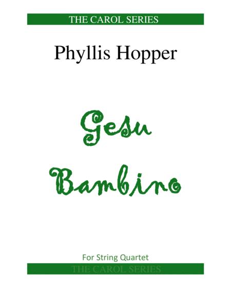 Free Sheet Music Gesu Bambino String Quartet