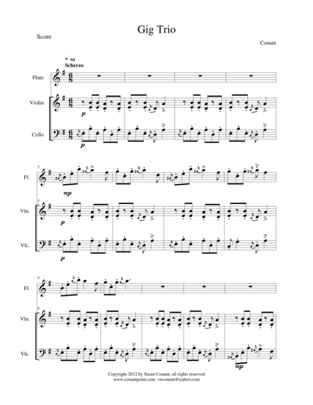 Gig Trio Sheet Music