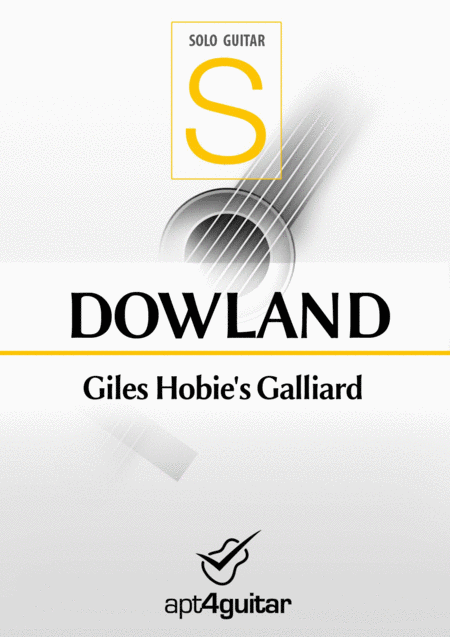 Free Sheet Music Giles Hobies Galliard