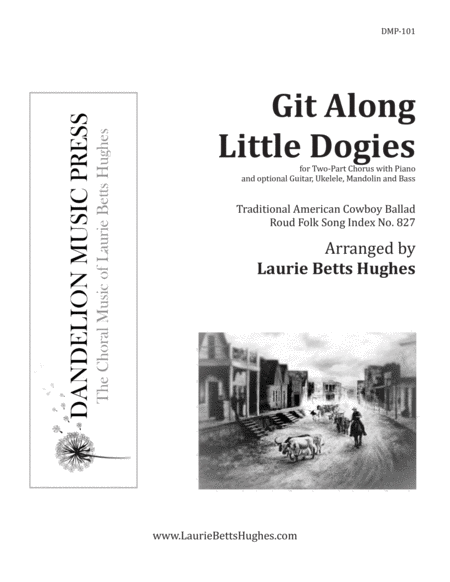 Git Along Little Dogies Two Part Treble Sheet Music