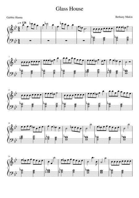 Glass House Sheet Music