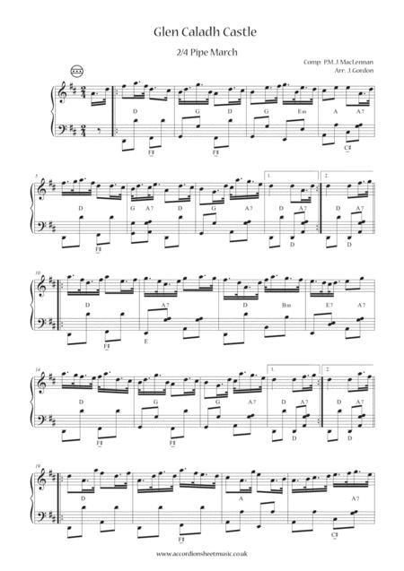 Glen Caladh Castle Sheet Music