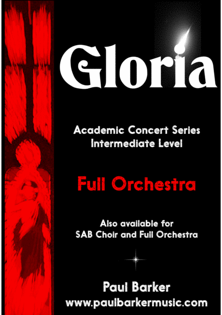 Gloria Full Orchestral Version Sheet Music