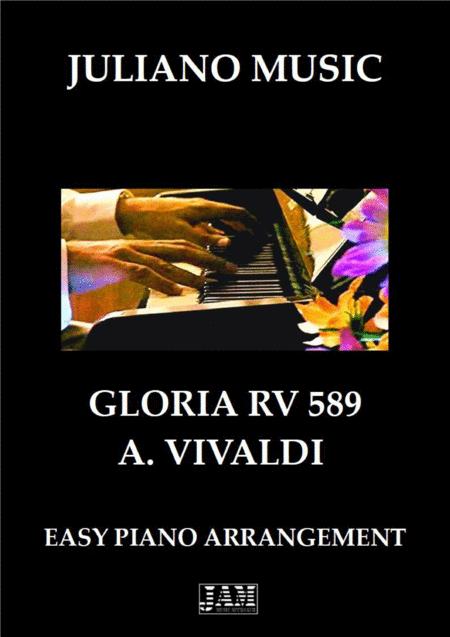 Gloria Rv 589 Easy Piano C Version A Vivaldi Sheet Music