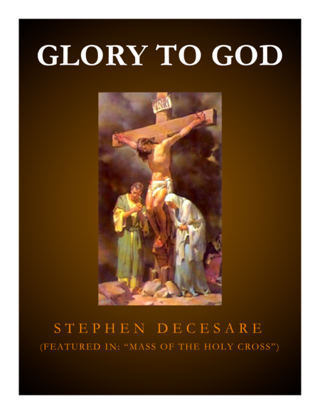 Glory To God From Mass Of The Holy Cross Sheet Music