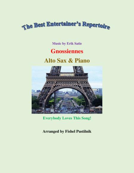 Free Sheet Music Gnossiennes For Alto Sax And Piano Jazz Pop Version Video